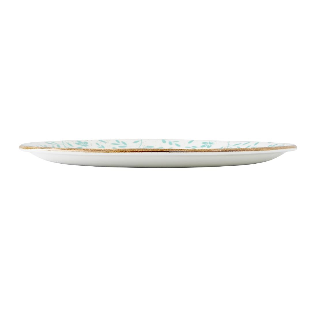 VV4613 Steelite Performance Flora Coupe Plates Aqua 280mm (Pack of 12)