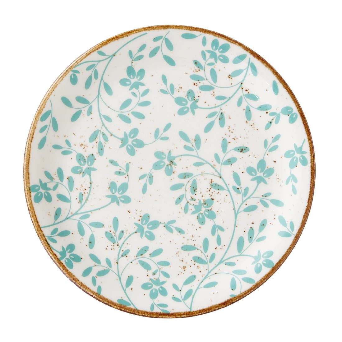 VV4615 Steelite Performance Flora Coupe Plates Aqua 202mm (Pack of 12)