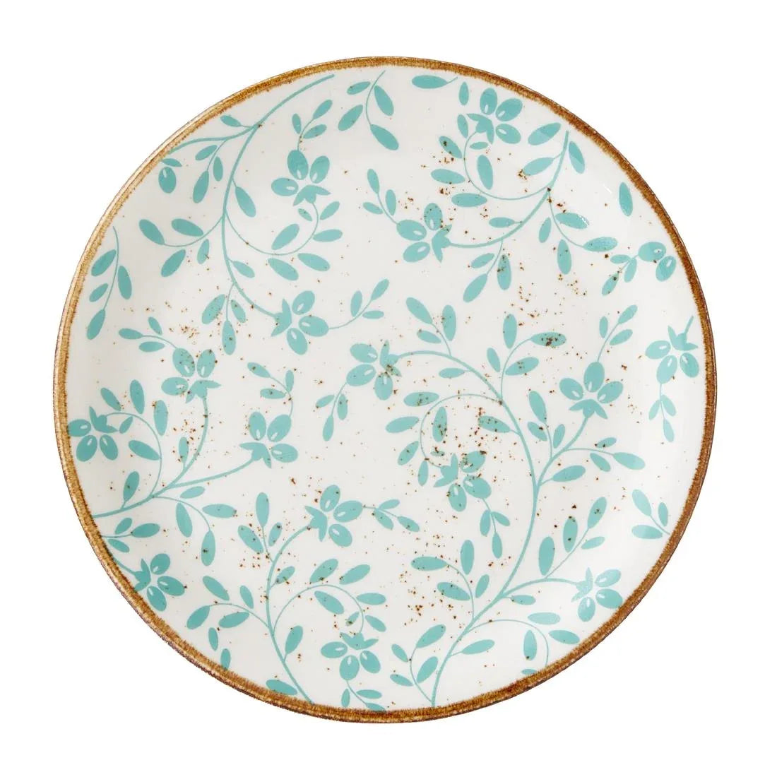 VV4615 Steelite Performance Flora Coupe Plates Aqua 202mm (Pack of 12)