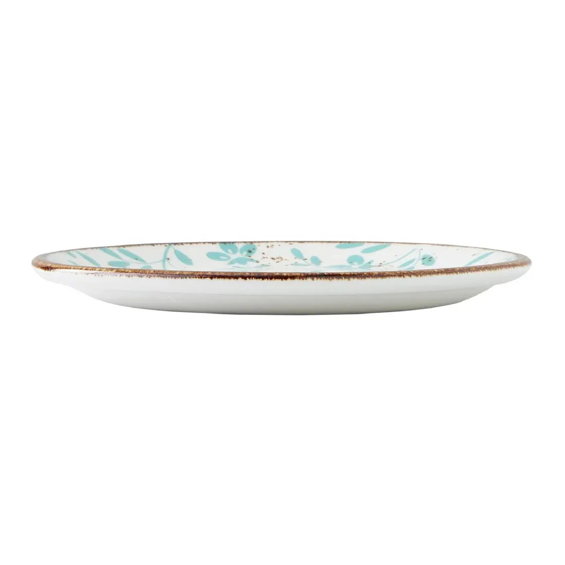 VV4616 Steelite Performance Flora Coupe Plates Aqua 152mm (Pack of 12)