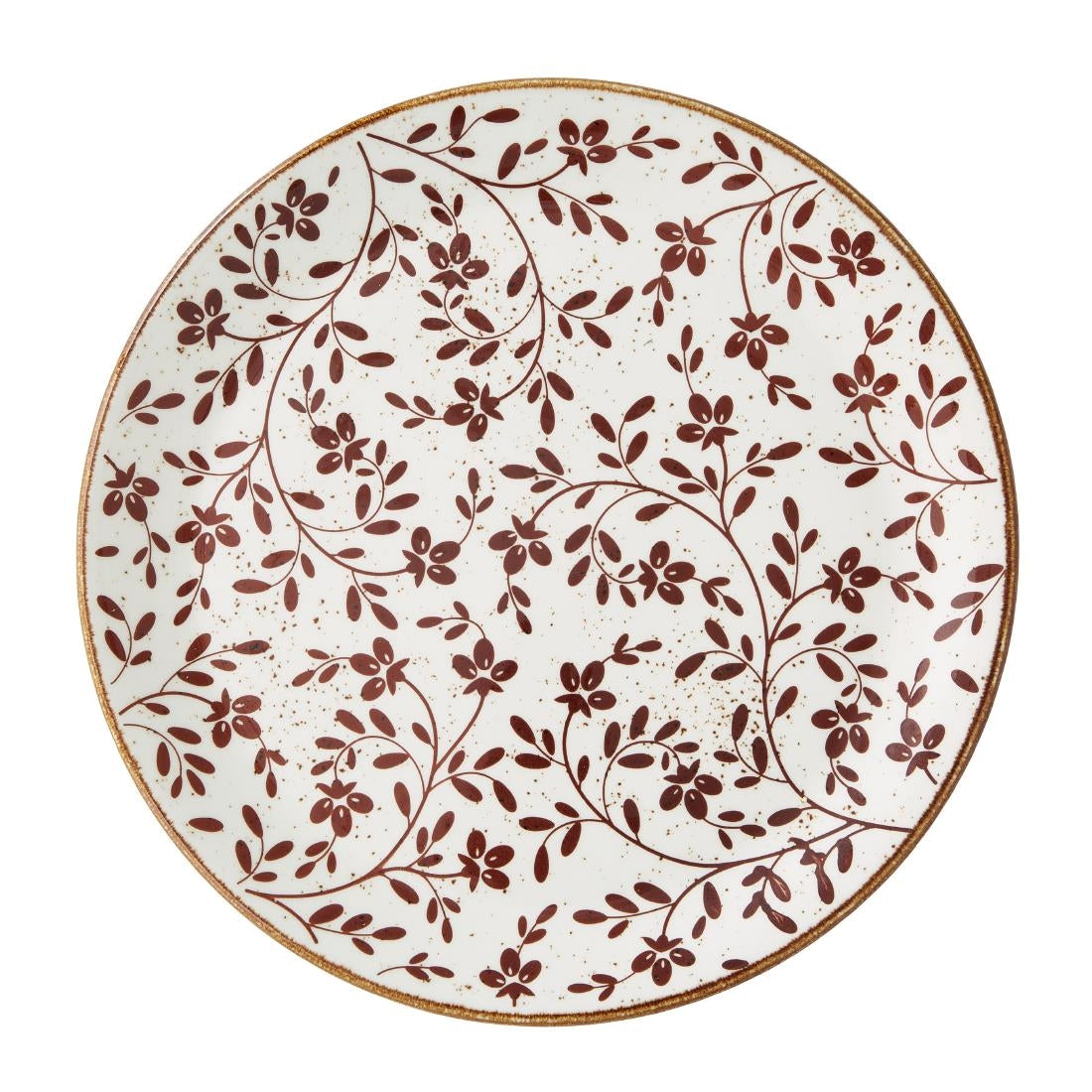 VV4619 Steelite Performance Flora Coupe Plates Brown 280mm (Pack of 12)