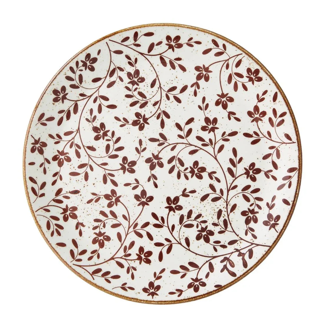 VV4619 Steelite Performance Flora Coupe Plates Brown 280mm (Pack of 12)