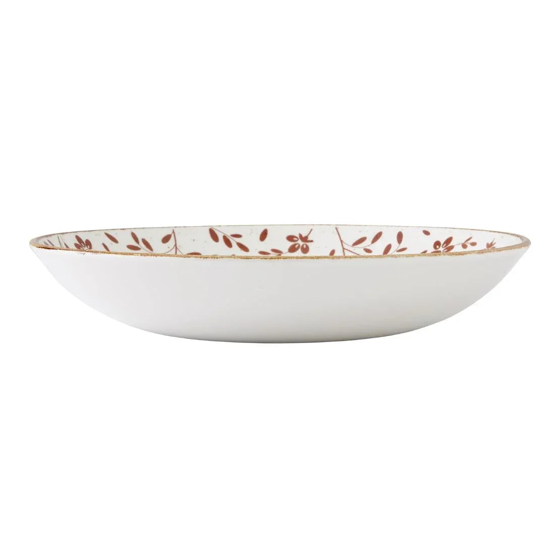 VV4623 Steelite Performance Flora Coupe Bowls Brown 255mm (Pack of 12)