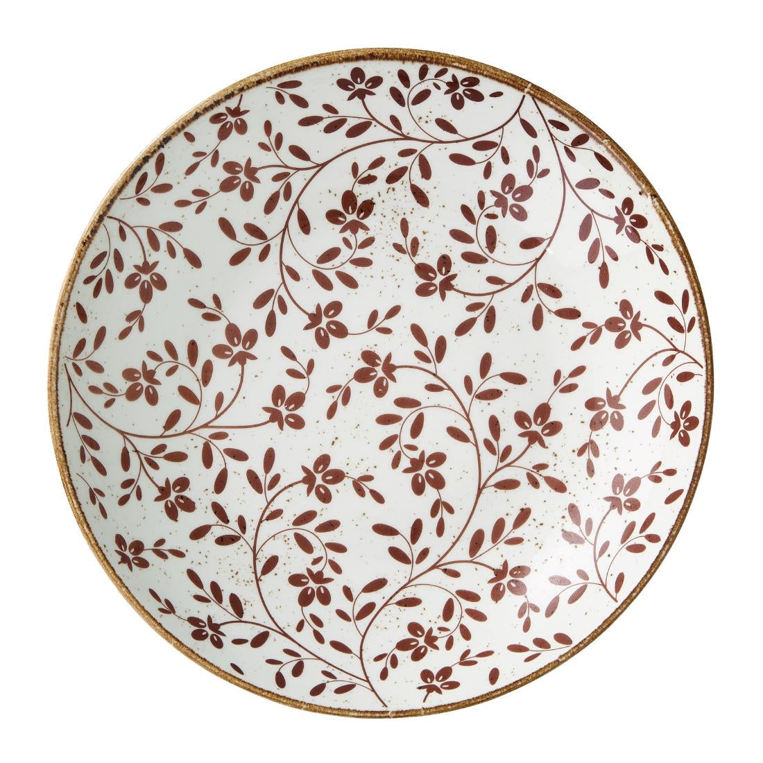 VV4623 Steelite Performance Flora Coupe Bowls Brown 255mm (Pack of 12)