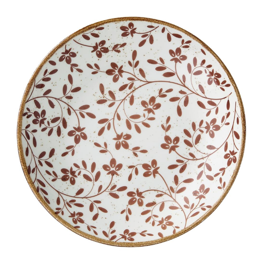 VV4624 Steelite Performance Flora Coupe Bowls Brown 215mm (Pack of 12)
