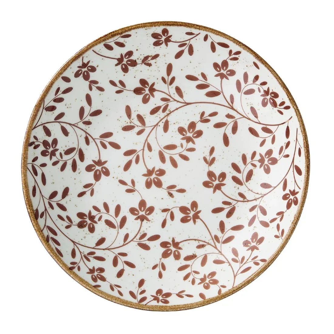 VV4624 Steelite Performance Flora Coupe Bowls Brown 215mm (Pack of 12)
