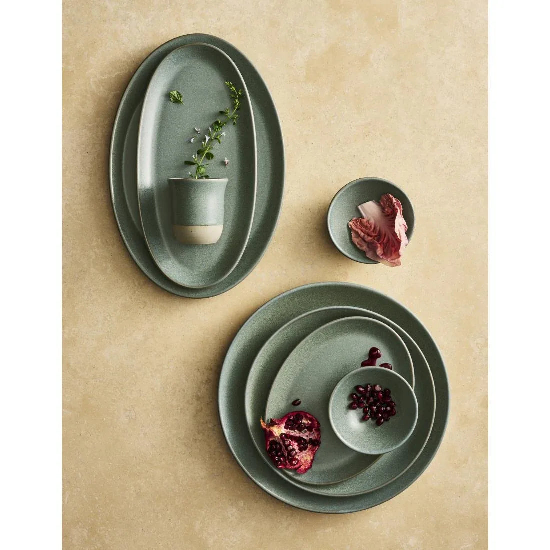 VV4638 Steelite Carnaby Coupe Plates Teal 270mm (Pack of 24)