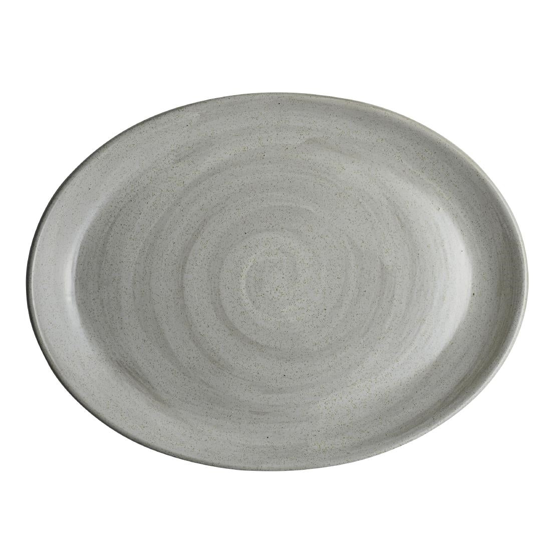 VV4652 Steelite Carnaby Oval Plates Dove 202x 152mm (Pack of 24)