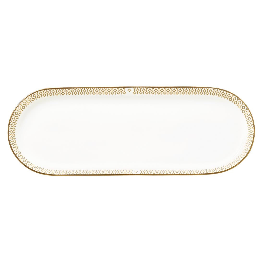 VV4930 Diamond Oblong Tray - 253x93mm (Pack 12)