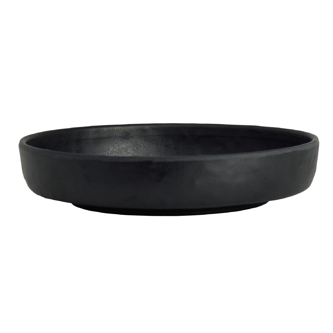 VV4967 Cali Black Round Plate - 123mm (Pack 12) – supplier image 2
