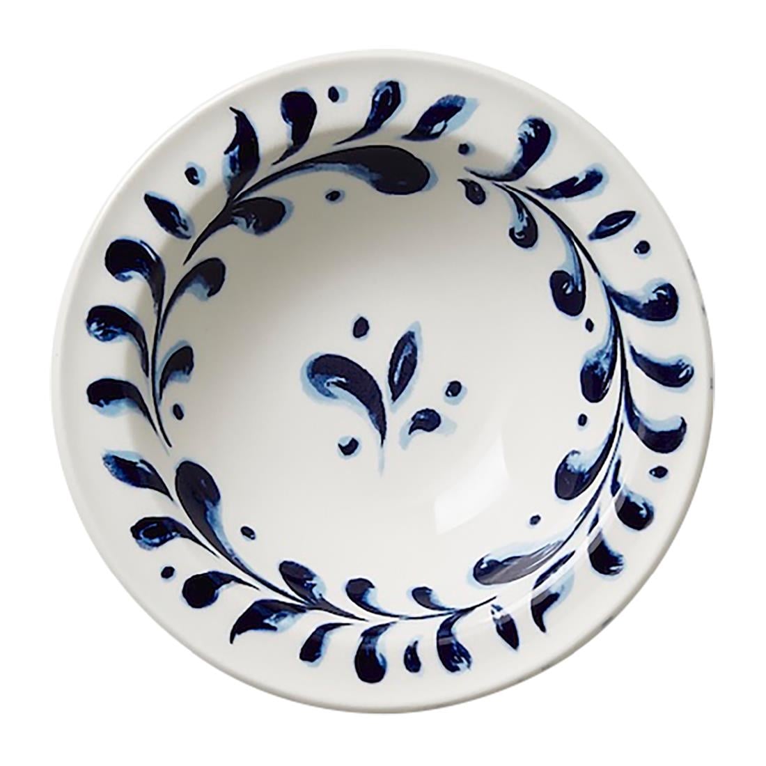 Steelite Messina Atlanta Fruit Bowls Blue 135mm (12 Pack)