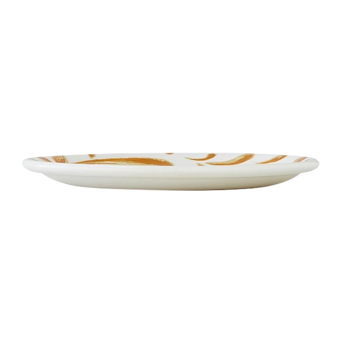Steelite Messina Coupe Plates Amber 152.5mm (12 Pack)