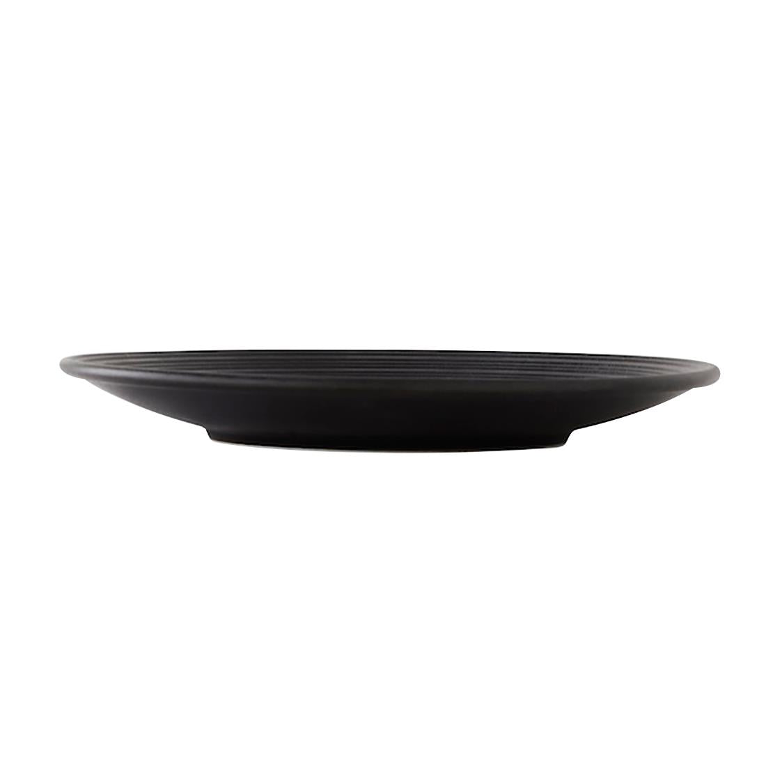 Steelite Concorde Coupe Plates Noir 152.5mm (12 Pack)