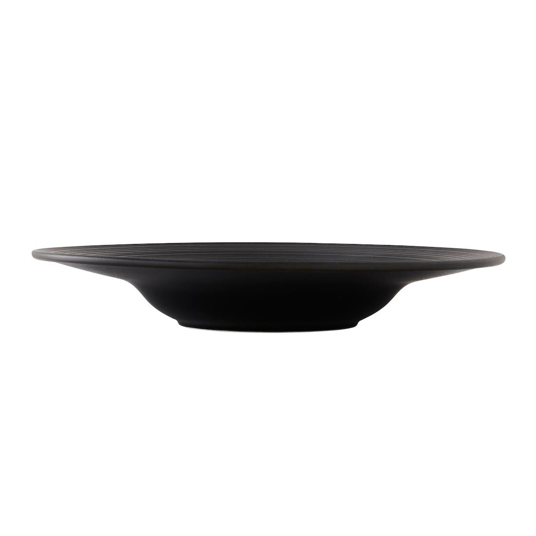 Steelite Concorde Rim Pasta Bowls Noir 285mm (12 Pack)