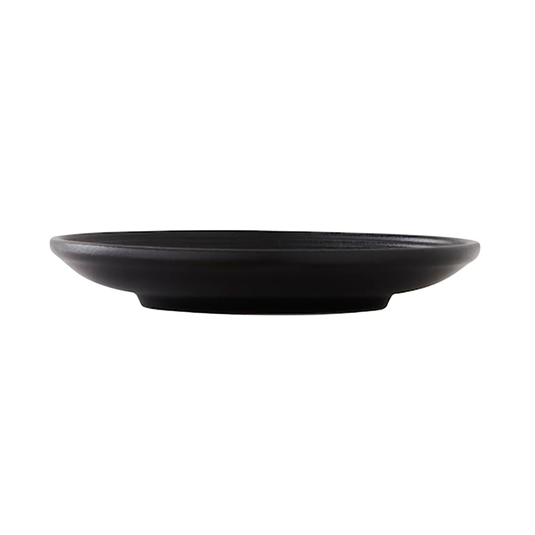 Steelite Concorde Saucers Noir 117.5mm (12 Pack)