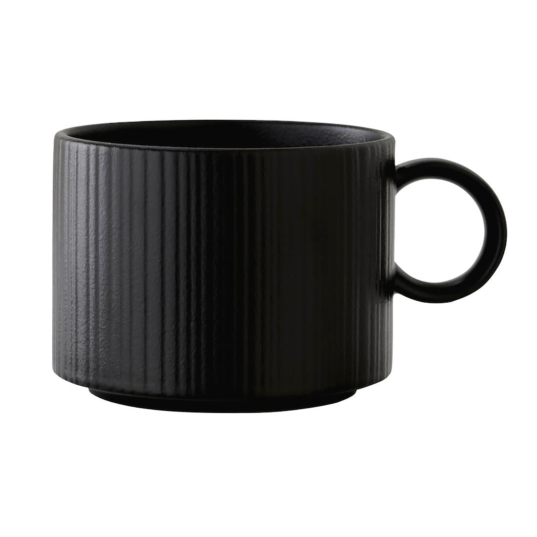 Steelite Concorde Can Cups Noir 340ml (12 Pack)