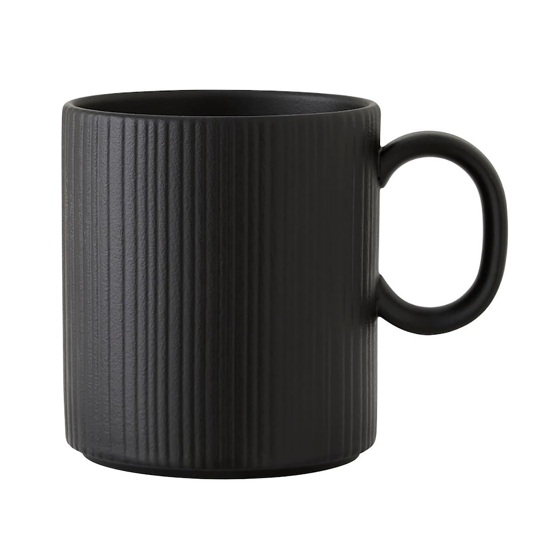 Steelite Concorde Mugs Noir 340ml (12 Pack)