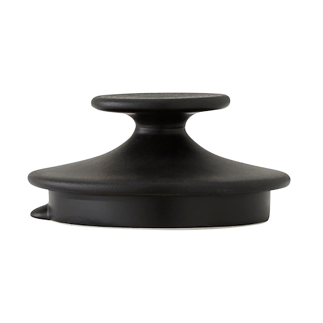 Steelite Concorde Lids for Beverage Pots VV5259 Noir (12 Pack)