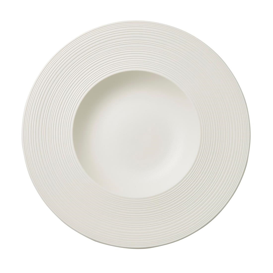 Steelite Concorde Rim Pasta Bowls Blanc 285mm (12 Pack)