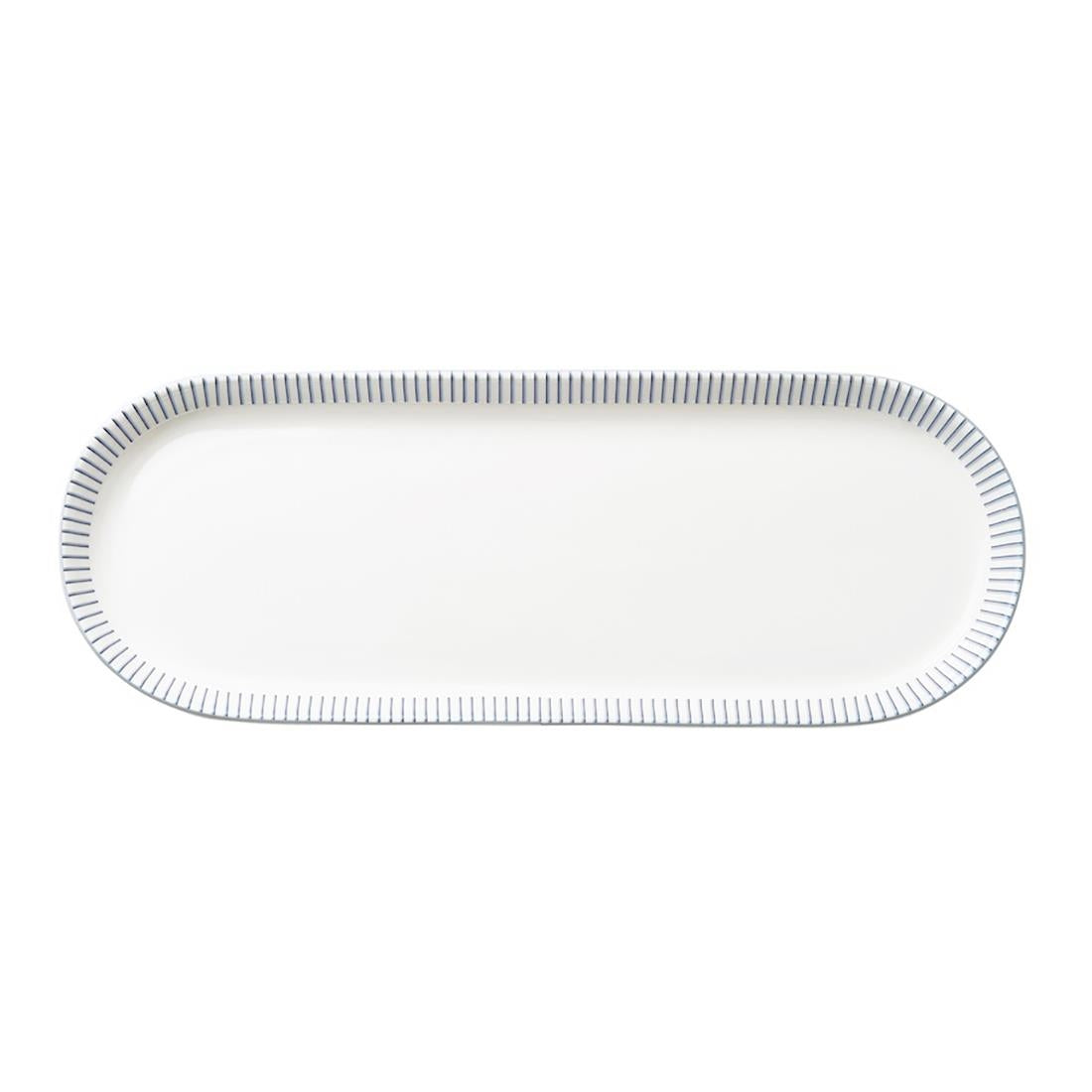 William Edwards Celestine Coupe Oblong Trays 253x93mm (12 Pack)