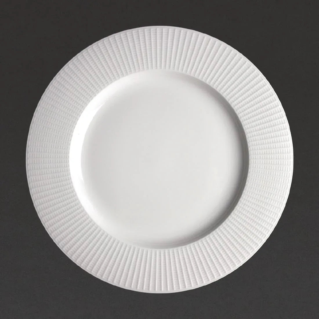 VV663 Steelite Willow Gourmet Large Well Plate 285mm (Pack of 6) - JD Catering Equipment Solutions Ltd