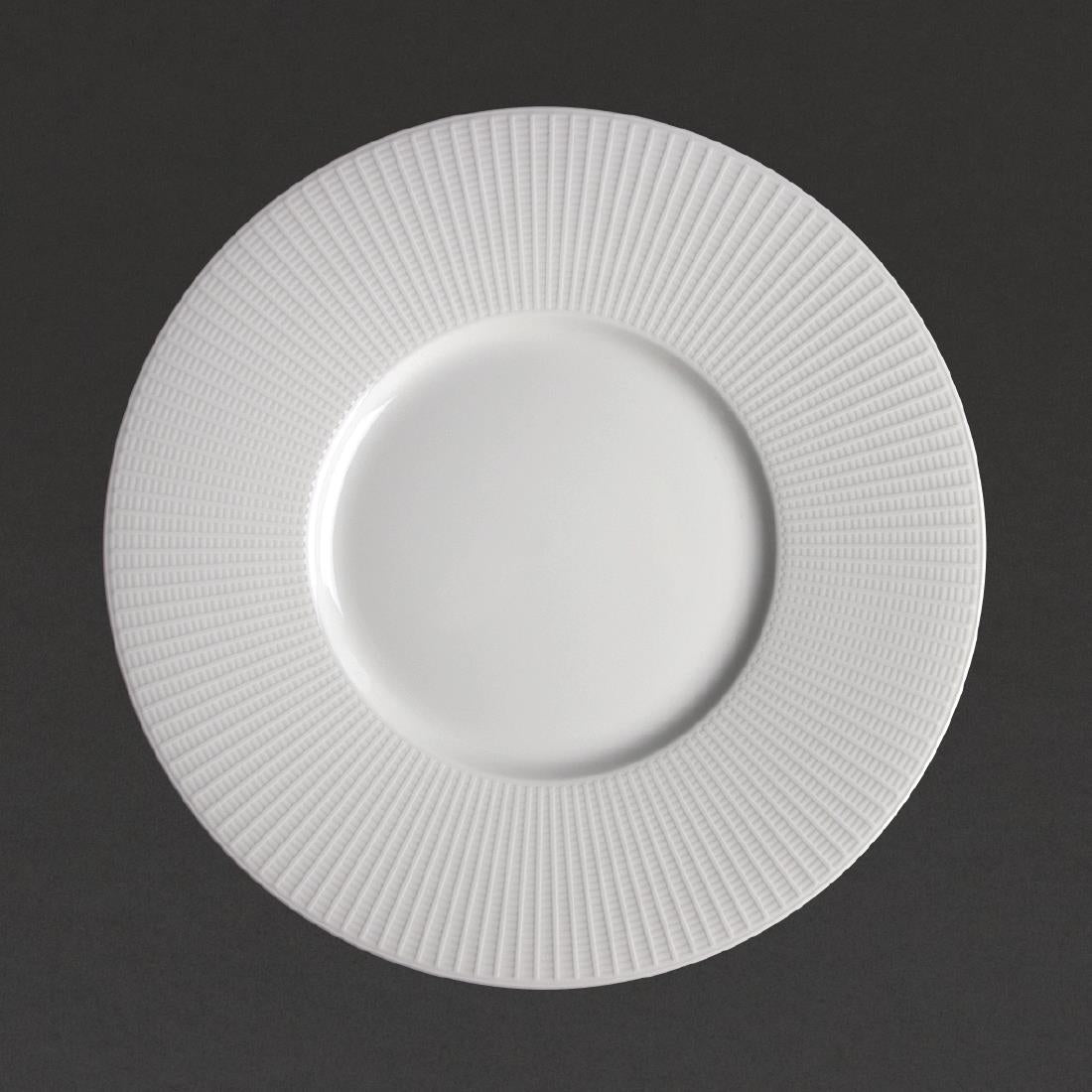 VV664 Steelite Willow Gourmet Medium Well Plate 285mm (Pack of 6)