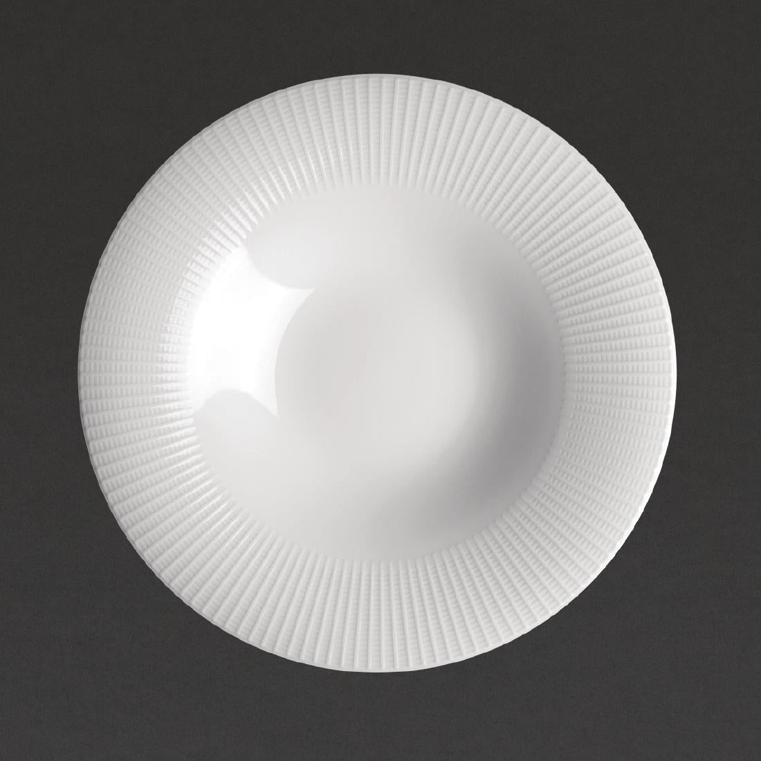VV667 Steelite Willow Gourmet Rimmed Coupe Bowl 285mm (Pack of 6)