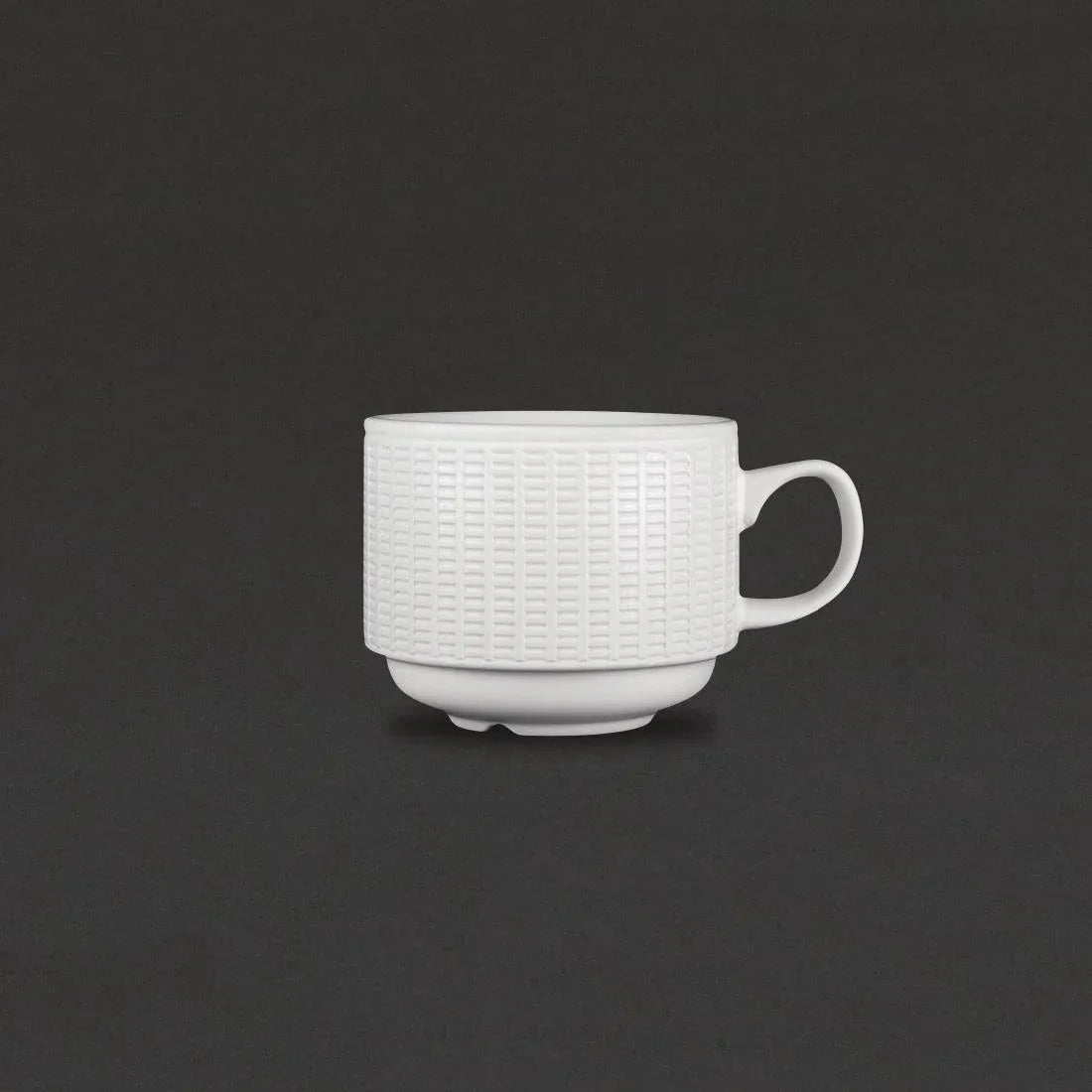 VV679 Steelite Willow Stacking Cups 212.5ml (Pack of 12) - JD Catering Equipment Solutions Ltd
