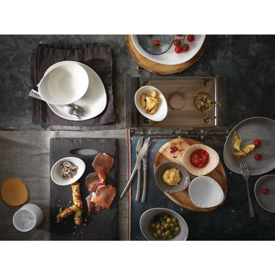 VV696 Steelite Scape Bowls 130mm (Pack of 12)