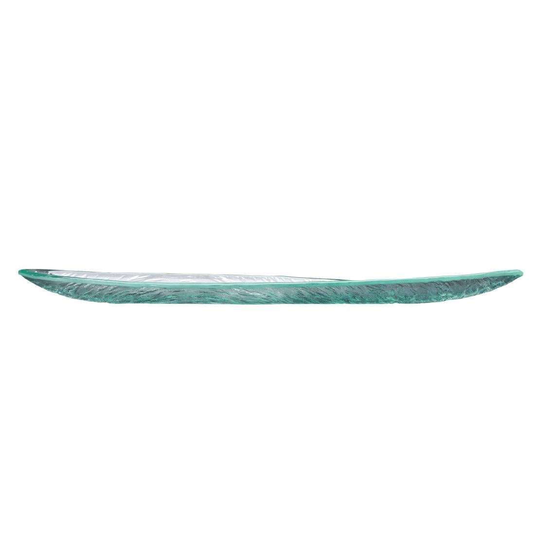 VV714 Steelite Scape Glass Oval Platters 400mm (Pack of 6)