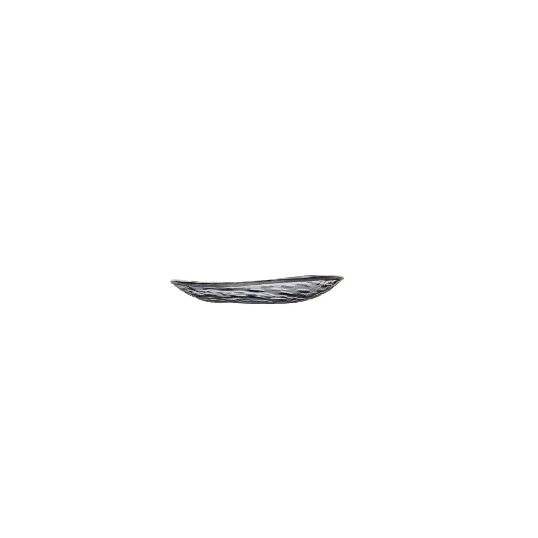 VV719 Steelite Scape Glass Platters 140mm Smoked (Pack of 12) - JD Catering Equipment Solutions Ltd