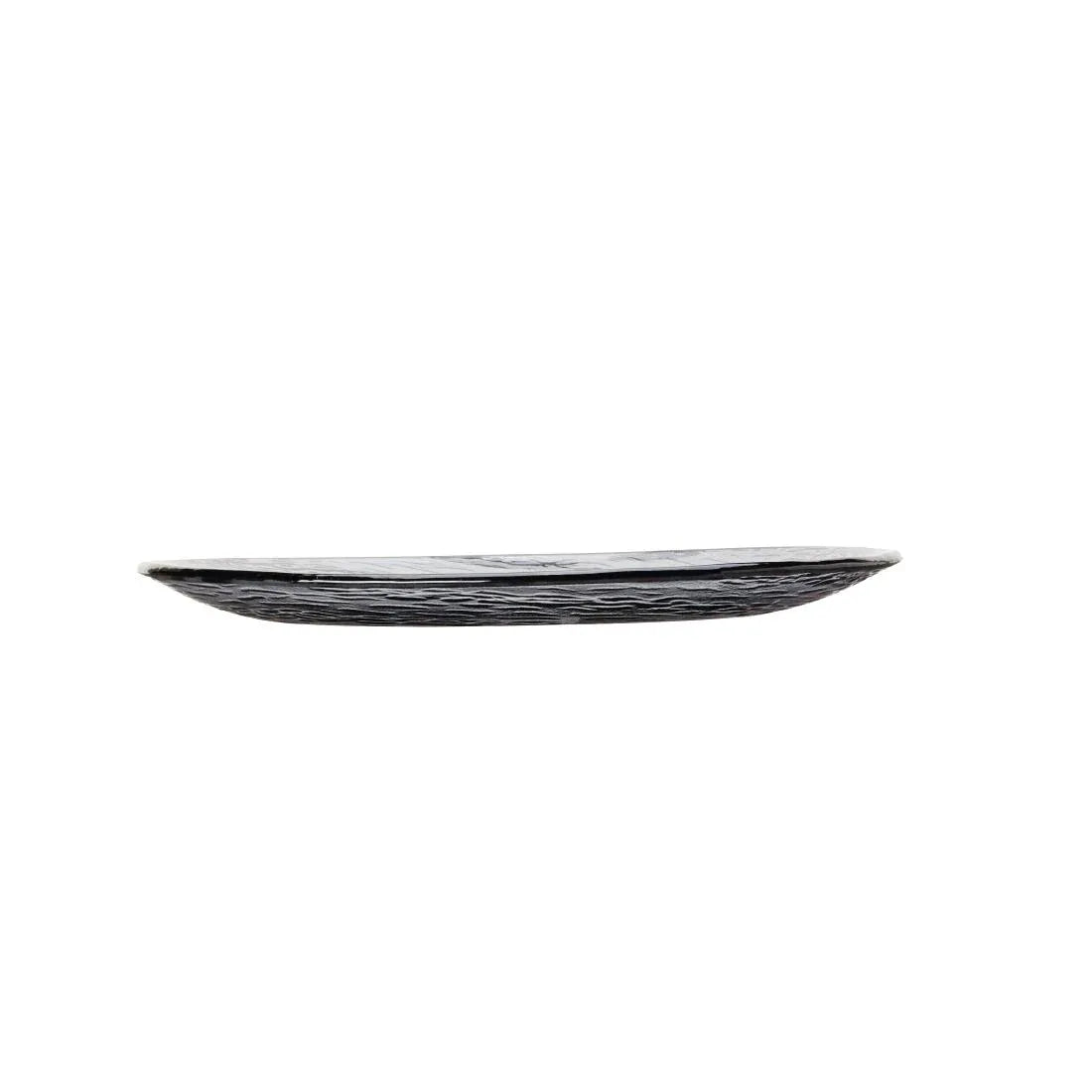VV721 Steelite Scape Glass Platters 300mm Smoked (Pack of 6) - JD Catering Equipment Solutions Ltd
