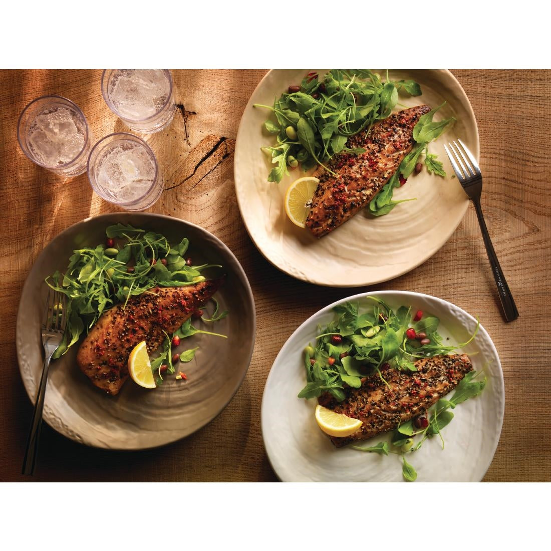 VV726 Steelite Scape White Melamine Plates 280mm (Pack of 6)