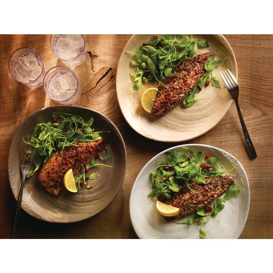 VV726 Steelite Scape White Melamine Plates 280mm (Pack of 6)