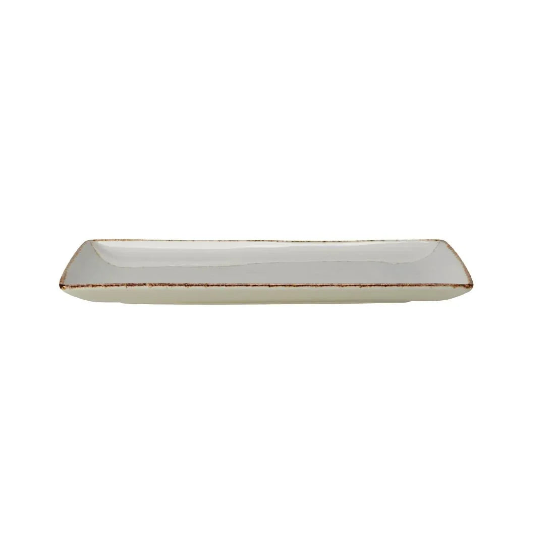 VV769 Steelite Brown Dapple Square One Plates (Pack of 6) - JD Catering Equipment Solutions Ltd