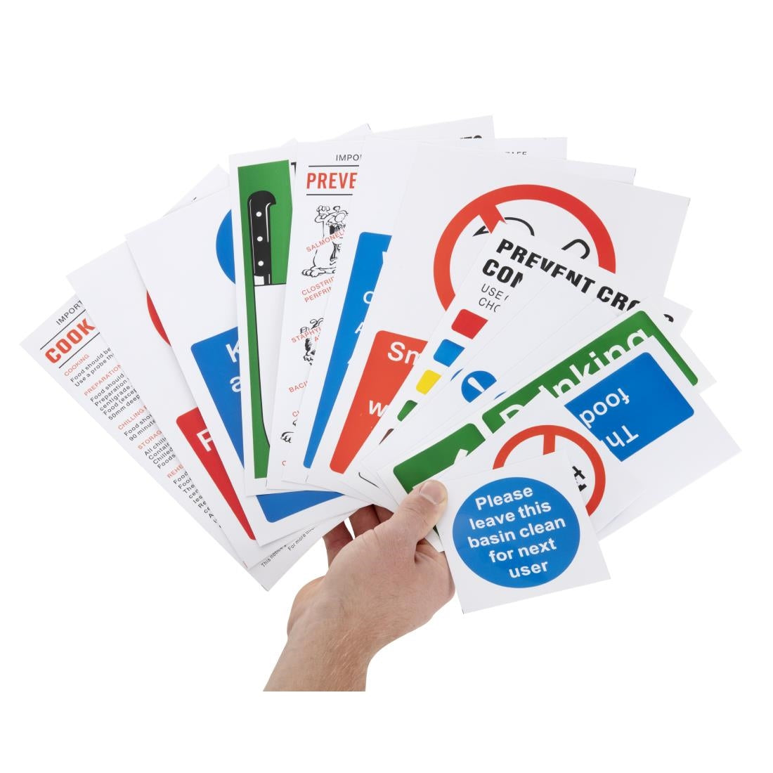 W192 Vogue Food Preparation Sign Pack