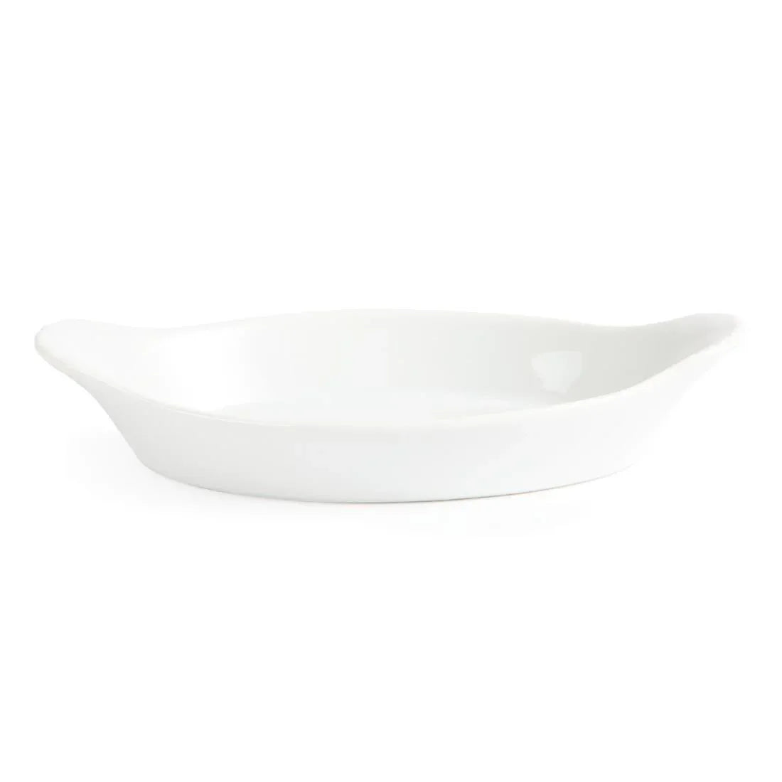 W411 Olympia Whiteware Oval Eared Dishes 289mm (Pack of 6) - JD Catering Equipment Solutions Ltd