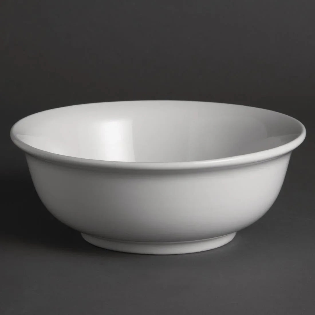 W428 Olympia Whiteware Salad Bowls 200mm (Pack of 6) - JD Catering Equipment Solutions Ltd