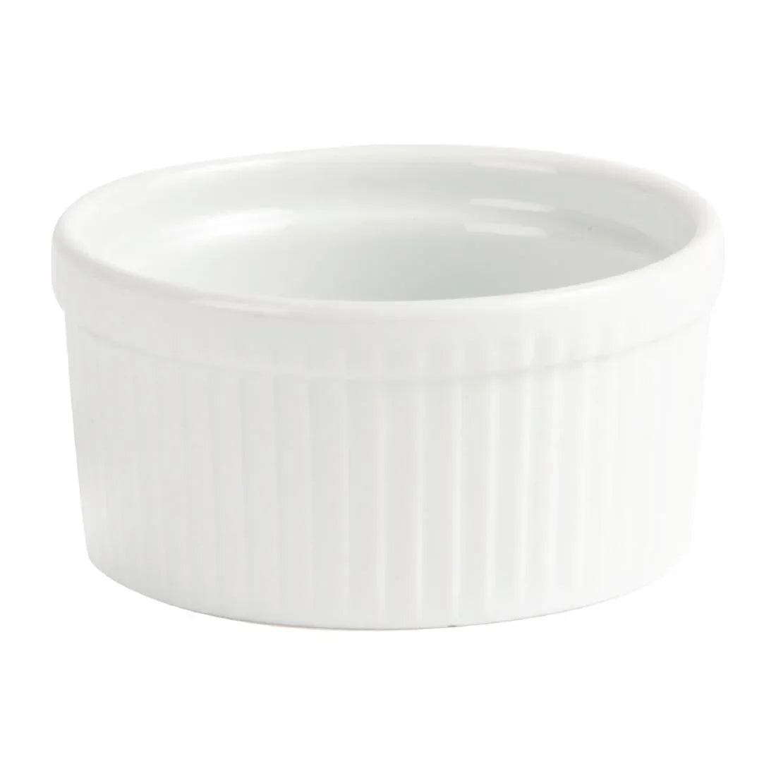 W431 Olympia Whiteware Souffle Dishes 105mm (Pack of 6) - JD Catering Equipment Solutions Ltd