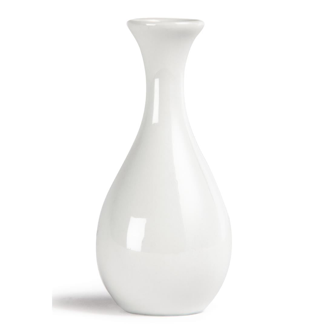 W437 Olympia Whiteware Bud Vases 125mm (Pack of 12)