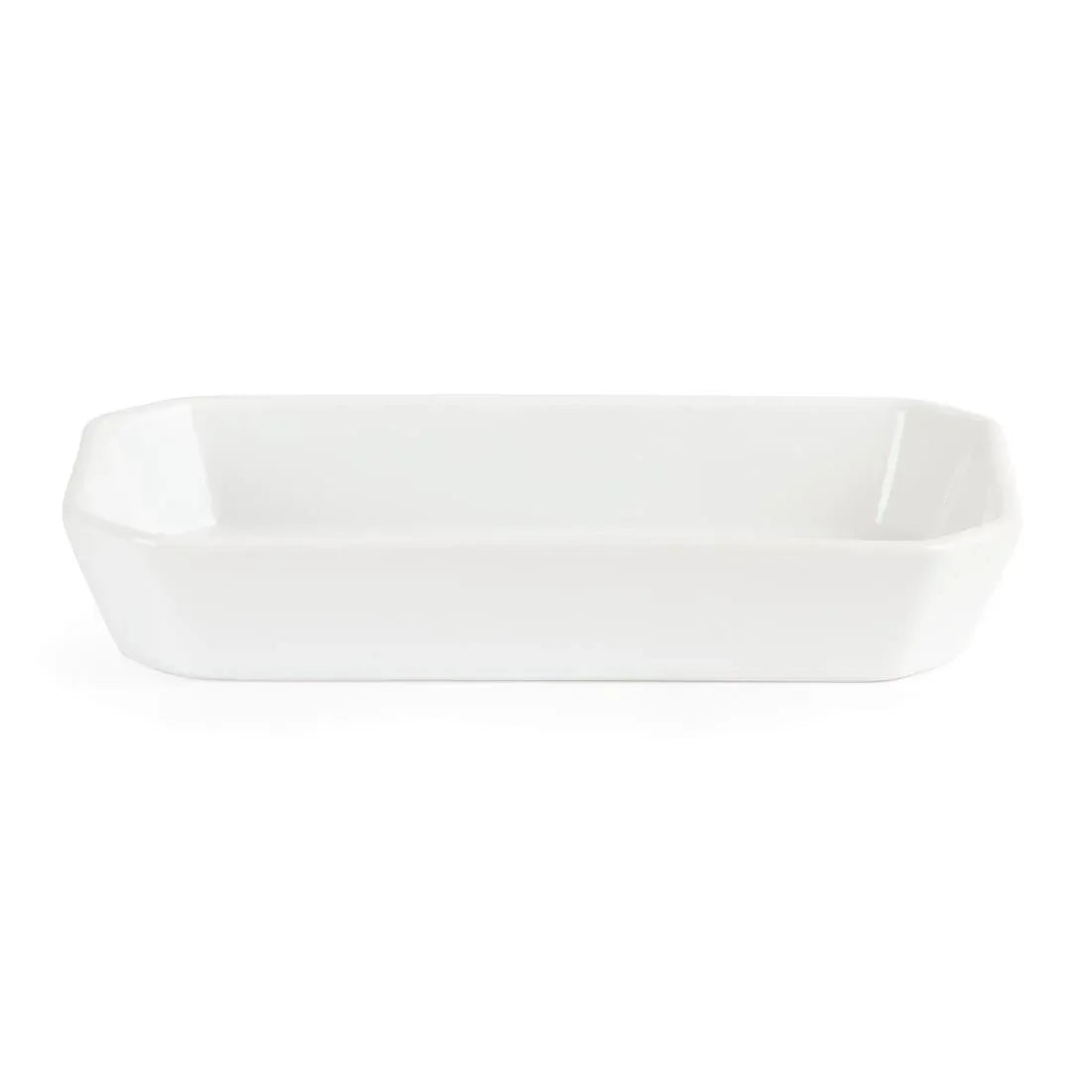 W438 Olympia Whiteware Oblong Hors d'Oeuvre Dishes 235x 122mm (Pack of 6) - JD Catering Equipment Solutions Ltd