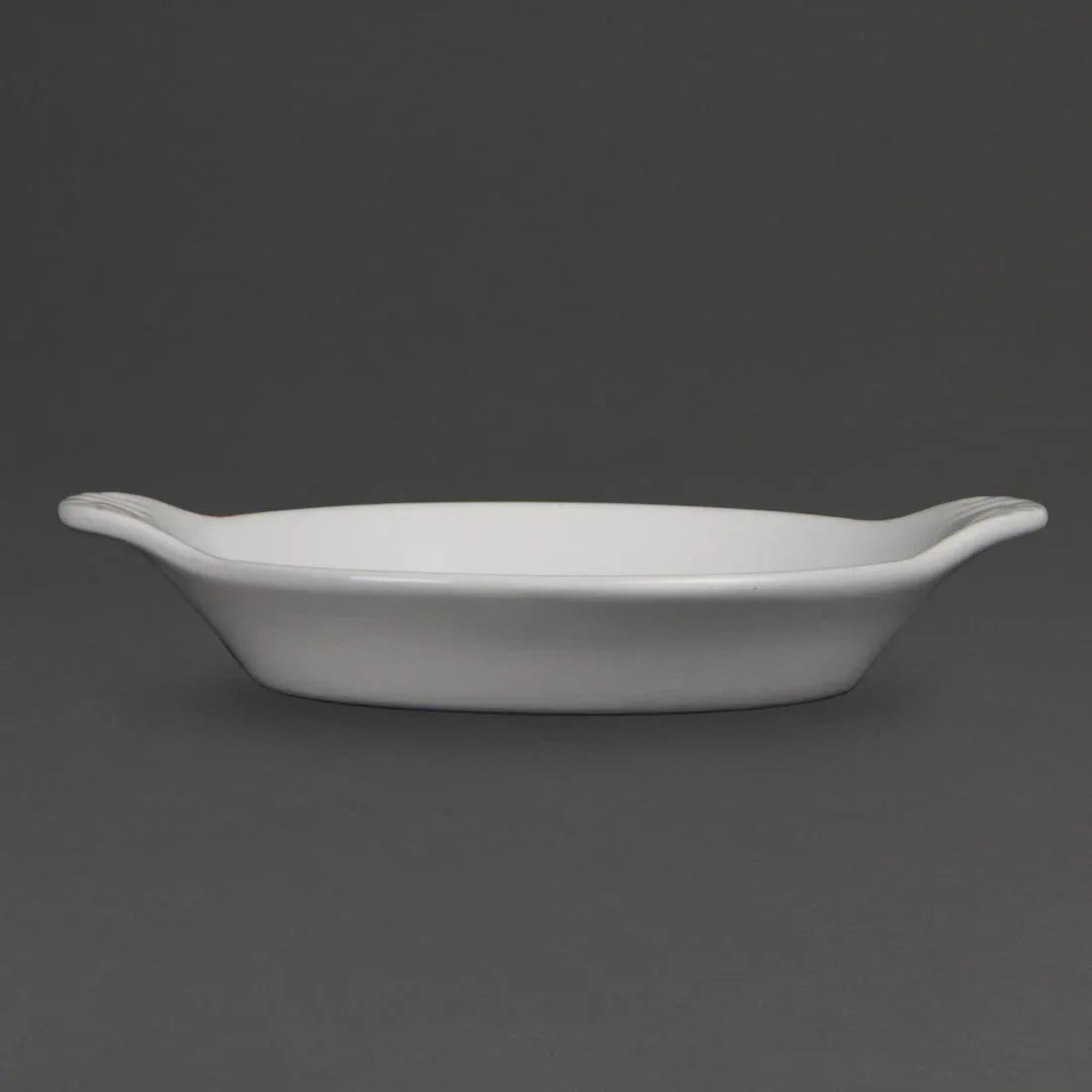 W439 Olympia Whiteware Round Eared Dishes 170 x 140mm (Pack of 6) - JD Catering Equipment Solutions Ltd