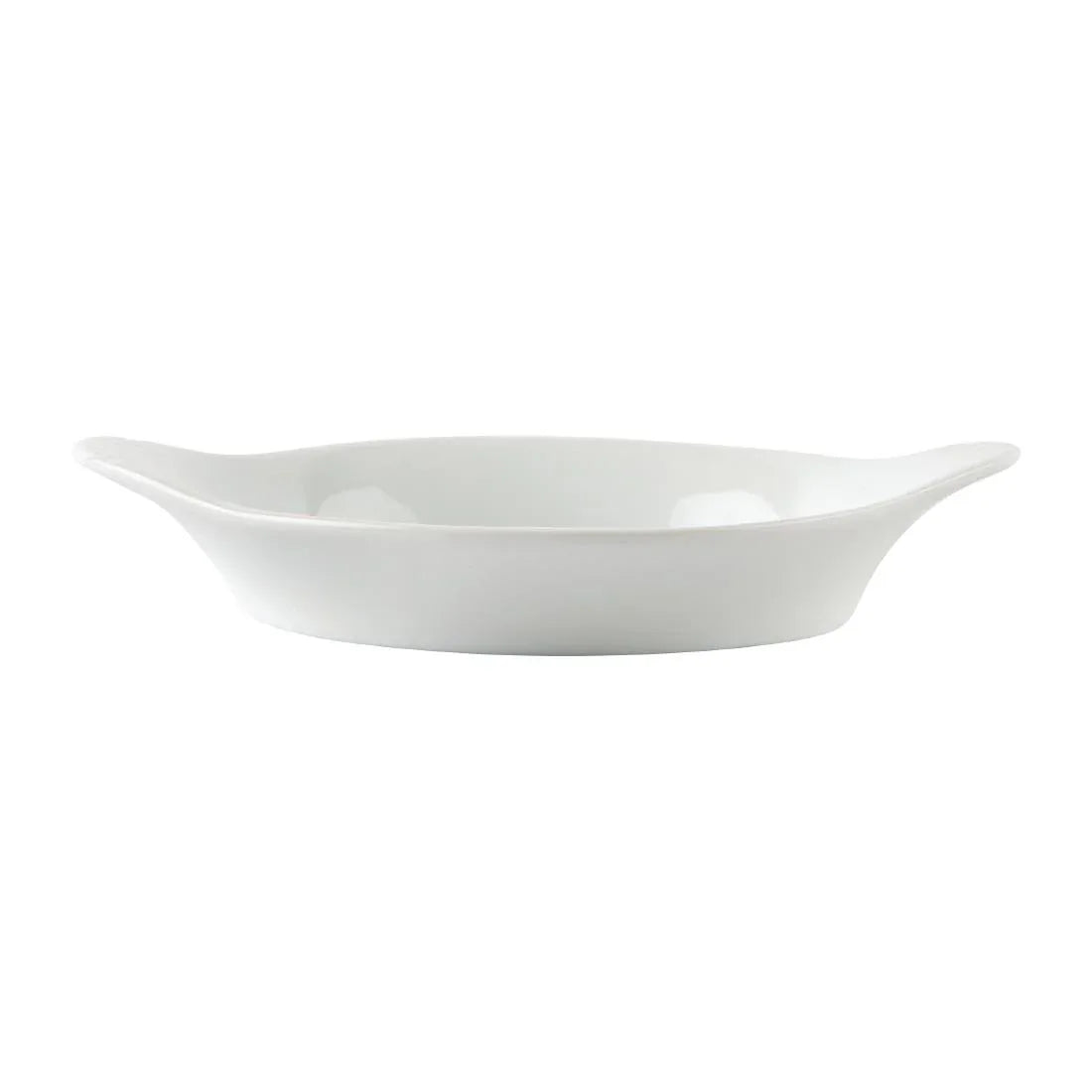 W443 Olympia Whiteware Round Eared Dishes 156x 126mm (Pack of 6) - JD Catering Equipment Solutions Ltd