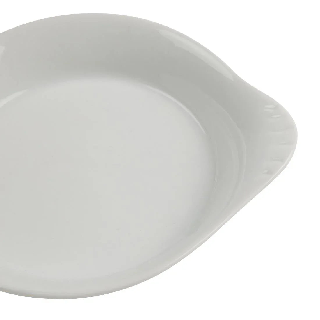 W443 Olympia Whiteware Round Eared Dishes 156x 126mm (Pack of 6) - JD Catering Equipment Solutions Ltd