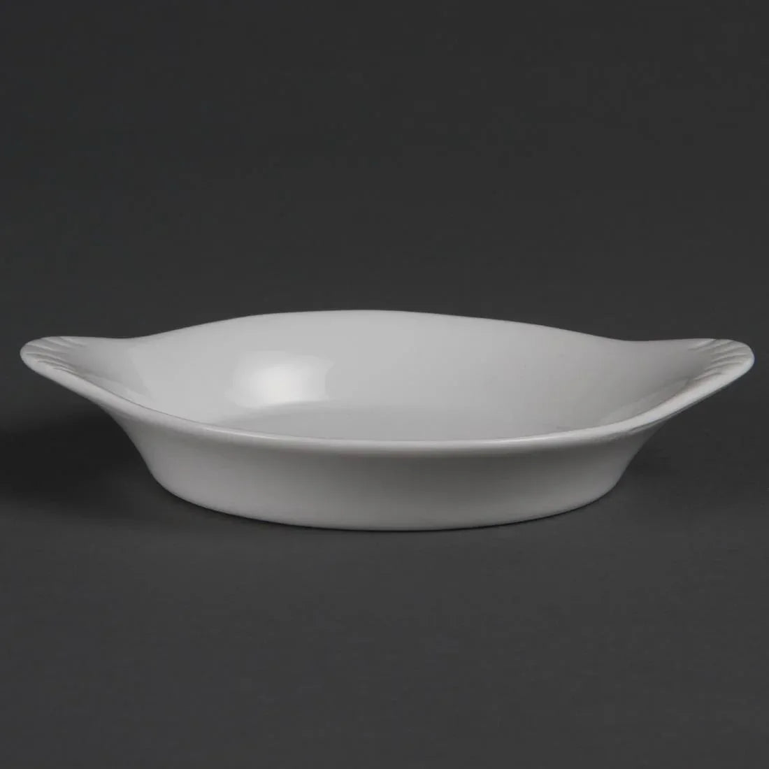 W443 Olympia Whiteware Round Eared Dishes 156x 126mm (Pack of 6) - JD Catering Equipment Solutions Ltd
