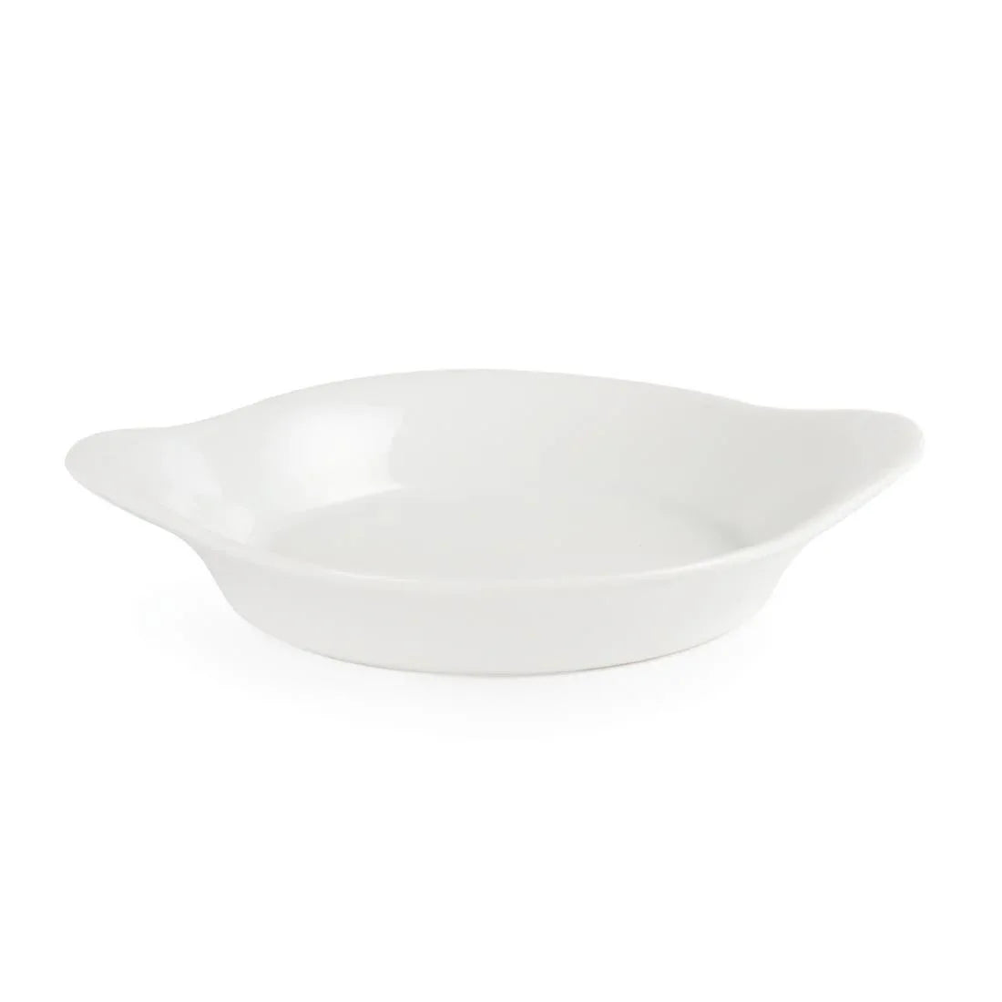 W443 Olympia Whiteware Round Eared Dishes 156x 126mm (Pack of 6) - JD Catering Equipment Solutions Ltd
