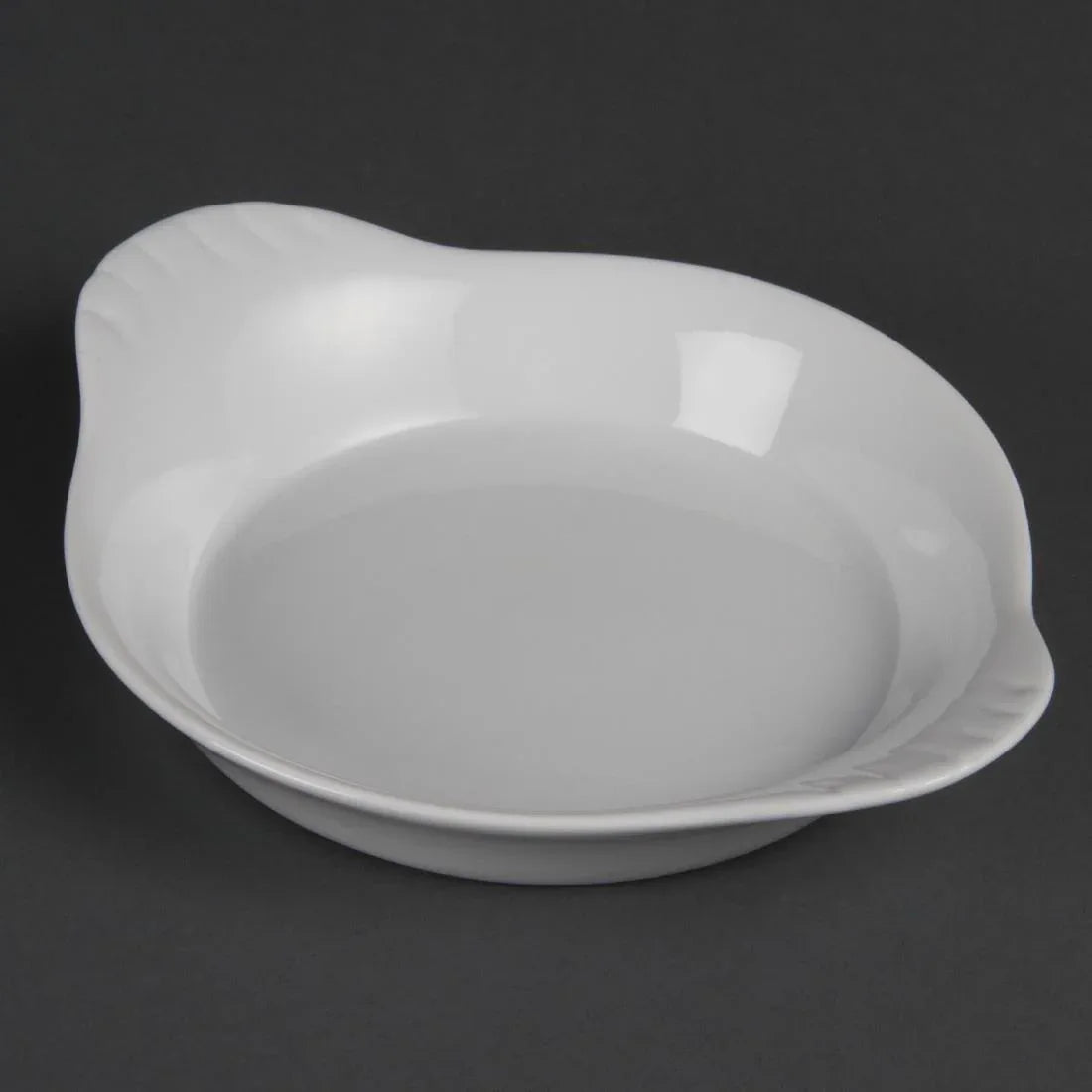 W444 Olympia Whiteware Round Eared Dishes 192x 151mm (Pack of 6) - JD Catering Equipment Solutions Ltd