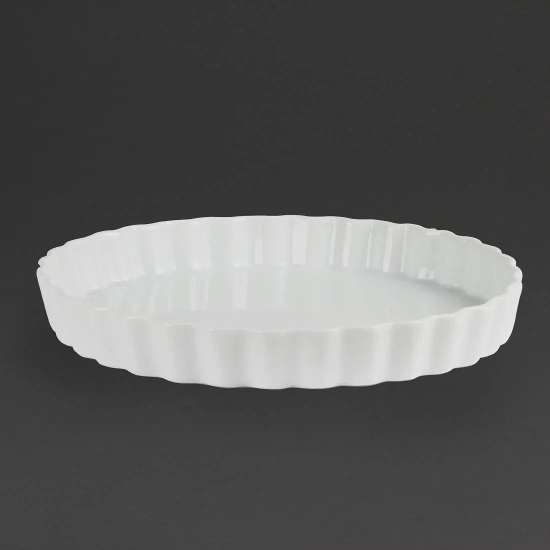 W449 Olympia Whiteware Flan Dishes 265mm (Pack of 6) - JD Catering Equipment Solutions Ltd