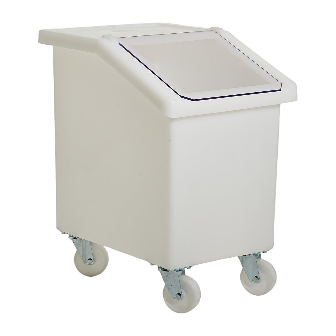 W782 Mobile Ingredient Bin 90Ltr White