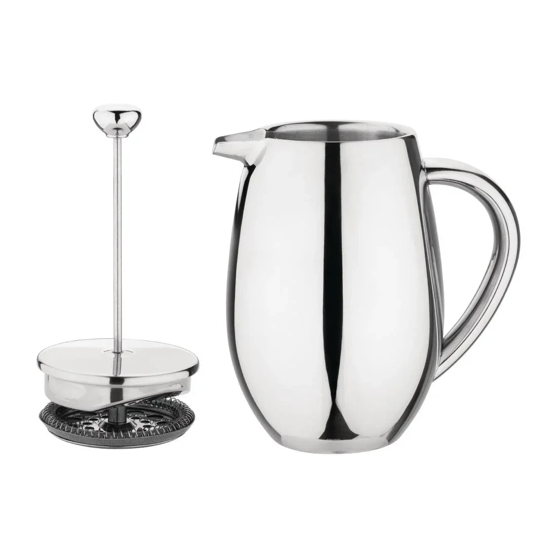W837 Olympia Insulated Stainless Steel Cafetiere 6 Cup - JD Catering Equipment Solutions Ltd